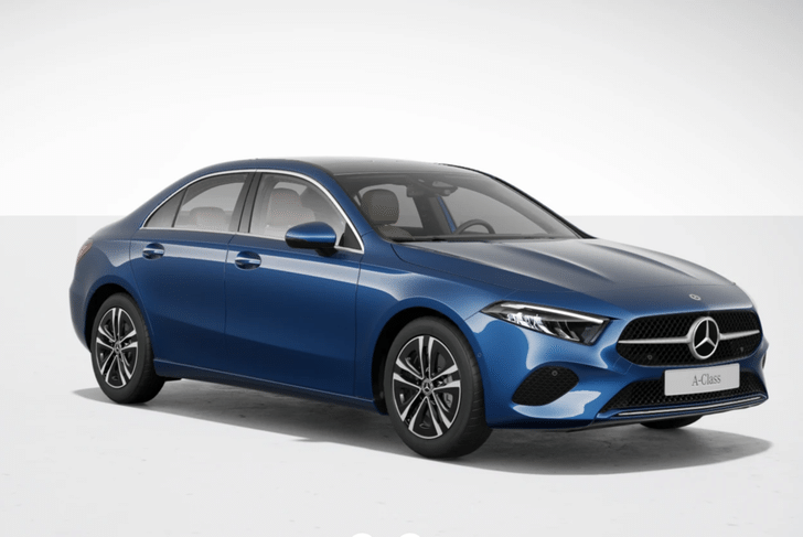 Mercedes Benz A Class Limousine Color Spectral Blue